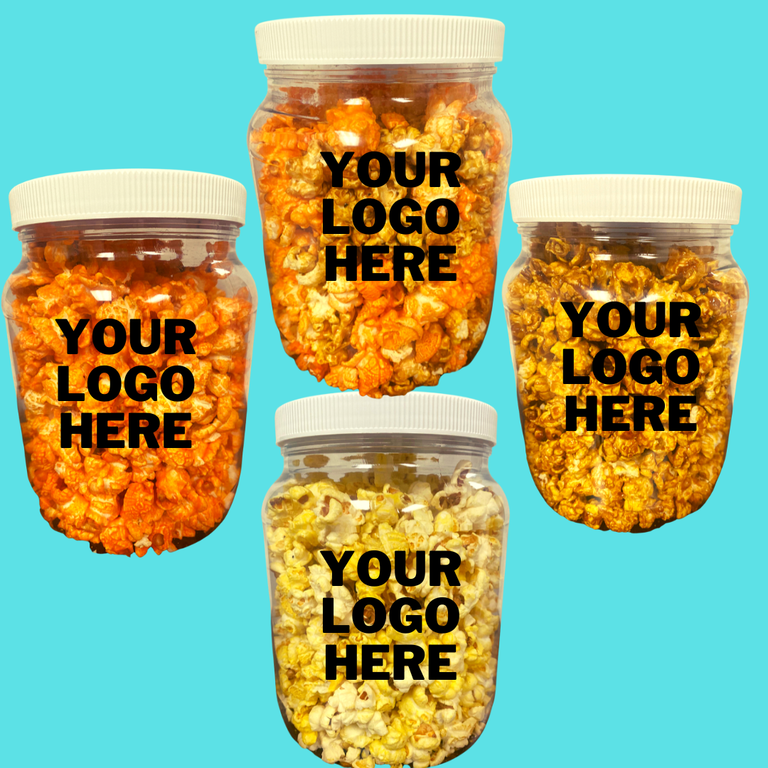 (Out of Stock) Custom Half Gallon Popcorn Jars- 50 Count