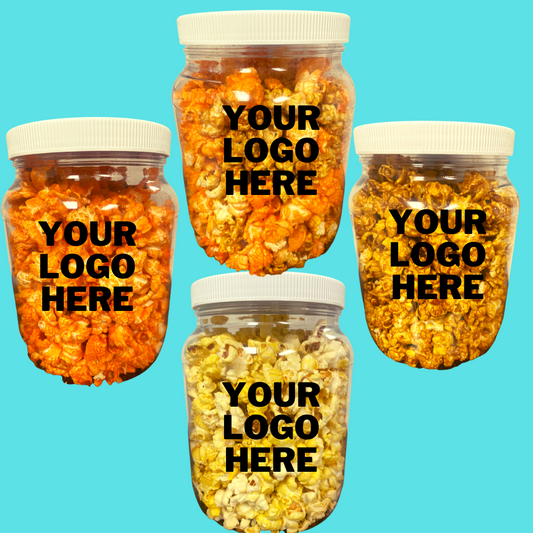(Out of Stock) Custom Half Gallon Popcorn Jars- 50 Count