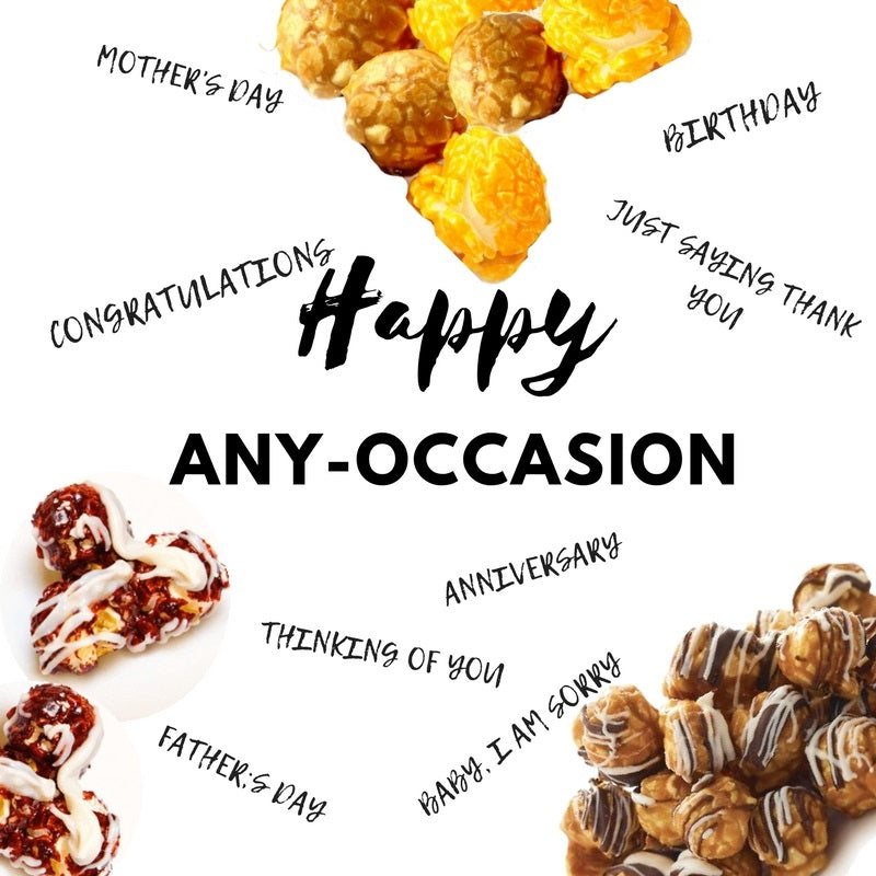 (Out of Stock) Happy Birthday Merry Christmas Happy Christmas Mothers Day Fathers Day I Am Sorry Thinking of You Congratulations Graduation Thank You Anniversary Popcorn Gift