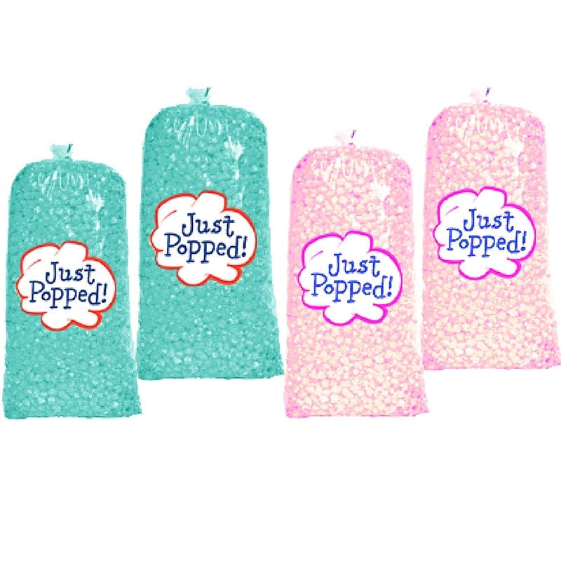 Pink and Blue Baby Shower Gender Reveal Christmas Popcorn 4- Pack (72 Cups Per Case)