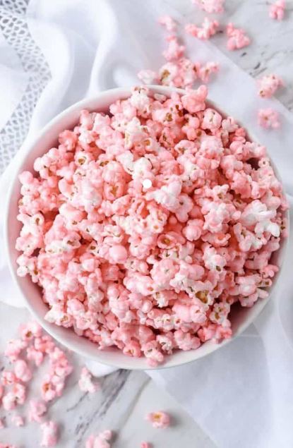 Bulk Pink Christmas Day Breast Cancer Baby Girl Baby Shower Big Bag Large Popcorn Bulk Party Bag (175 Cups per Case)