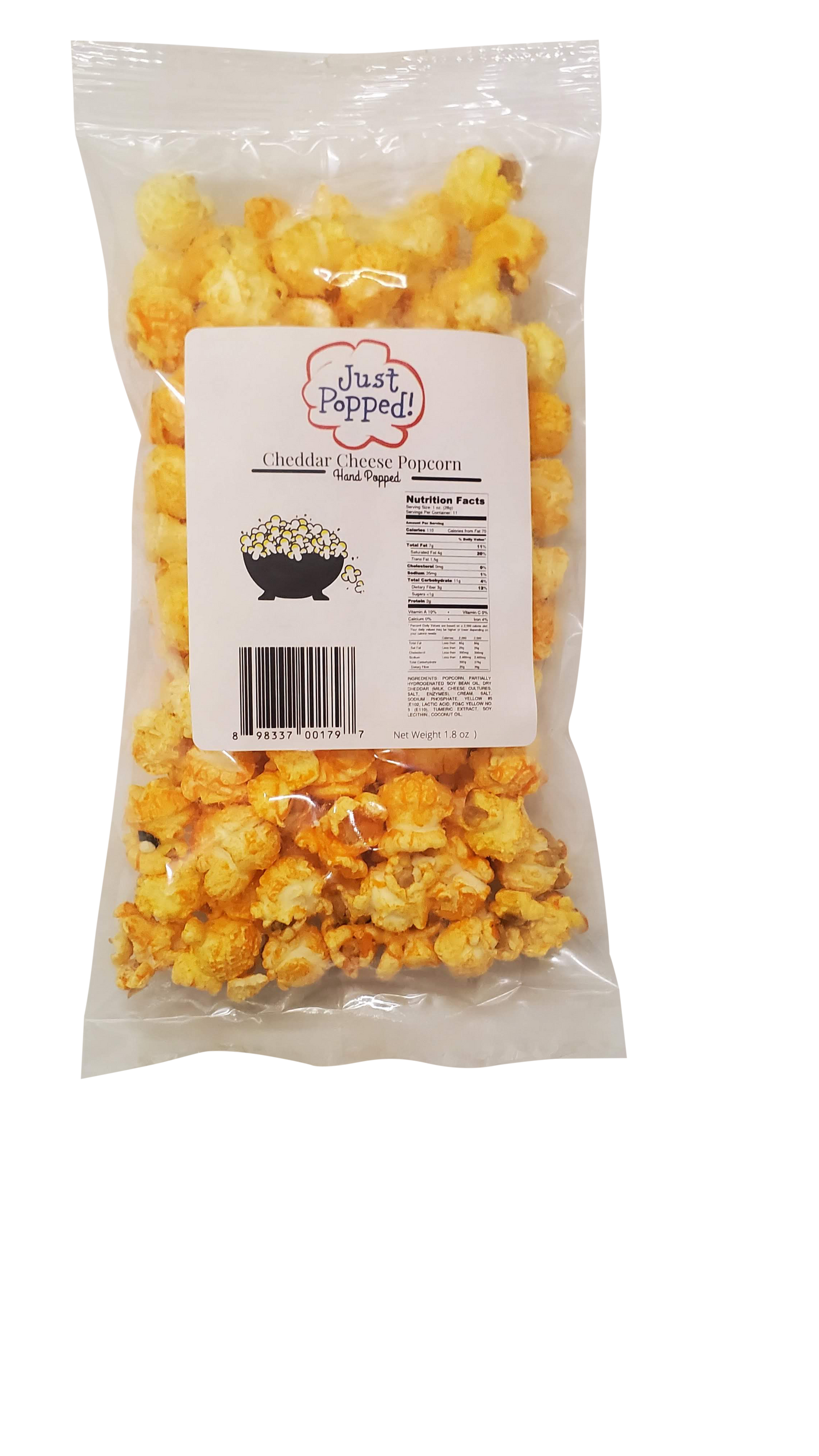12 Count 1.5 oz Cheddar Cheese Just Popped Popcorn